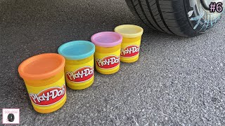 Experiment Car Vs Play-Doh, Pickles \& More! Crushing Crunchy \& Soft Things by Car!(#ASMR) | Squash X