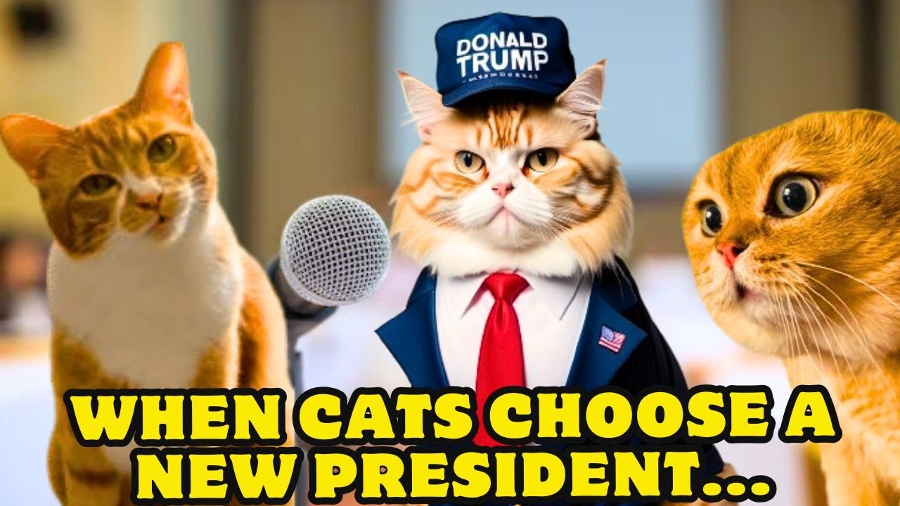 When a Cat Tries to Win an election against Donald Trump #catmemes (Ep ...