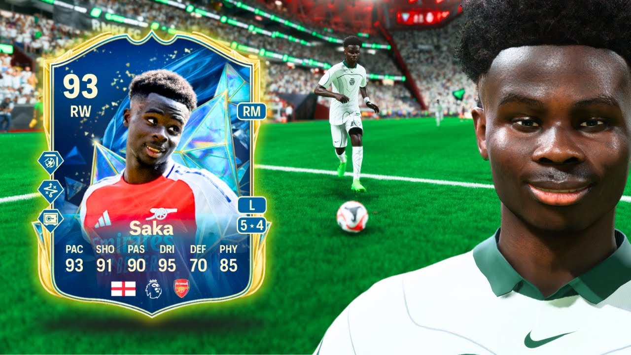 How Is 93 TOTS Saka SO CHEAP?! 🤯 FC 25 Ultimate Team Player Review