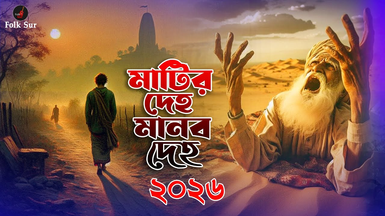 মাটির দেহ মানব দেহ | মন মাতানো সেরা ফোক গান | Liton Ray | Bengali Folk Songs 2026 | Folk Sur