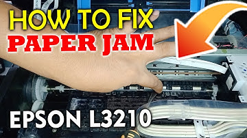 HOW TO FIX PAPER JAM EPSON PRINTER L3210 3N1 PRINTER