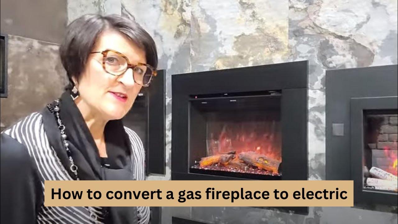 How To Convert Gas Fireplace To Electric?  