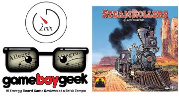 Steamrollers (2-min) Allegro Review with the Game Boy Geek
