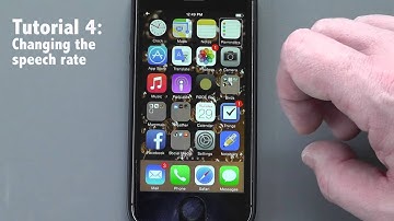 Changing Voiceover Speech Rate | Tutorial 4: Voiceover for O&M Specialists