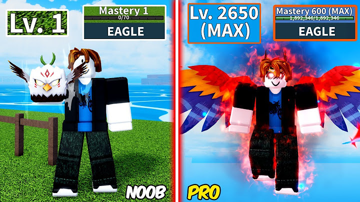 Level 1 to Max Level as Bird Bacon using only Eagle Fruit | Unlocked Human V4 and Eagle Hidden Power