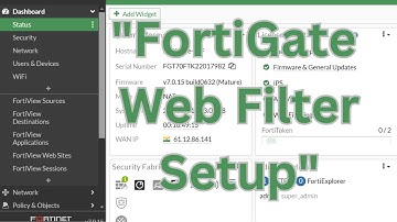 "How to Create a Web Filter Policy in FortiGate Firewall | Step-by-Step Guide"