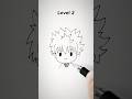 How To Draw Killua In Different Levels ЁЯШ Shorts Animedrawing Hunterxhunter How To Draw Killua In Different Levels ЁЯШ Shorts Animedrawing Hunterxhunter
