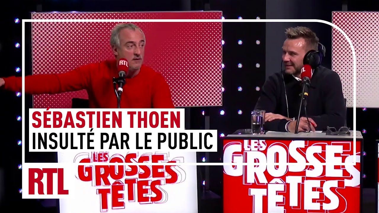 Sébastien Thoen se fait insulter par une personne du public