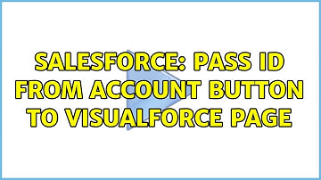 Salesforce: Pass id from account button to visualforce page