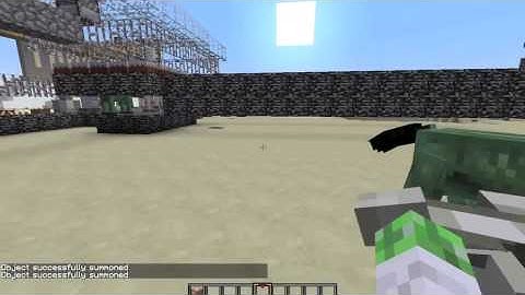 Minecraft Tutorial: How to spawn undead horse (VANILLA)