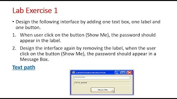 Show Password in C# Windows Forms | Textbox to Label & Message Box Example