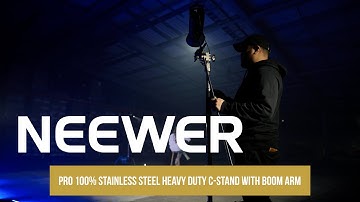Introducing the Neewer Pro 100% Stainless Steel Heavy Duty C Stand with Boom Arm