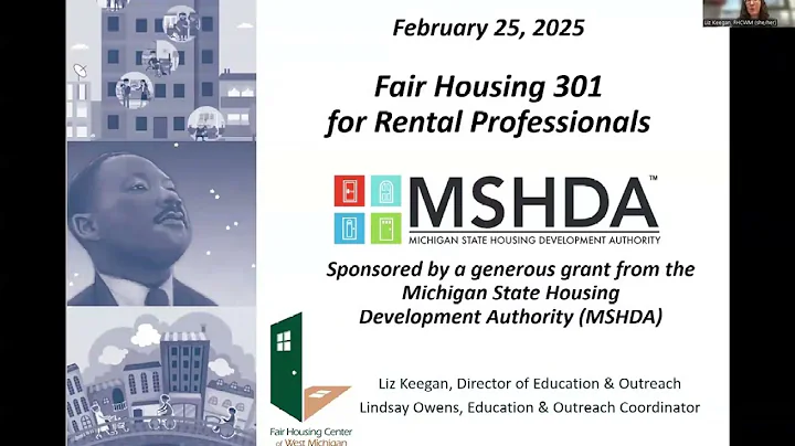 FHCWM Fair Housing 301 Training for Rental Professionals