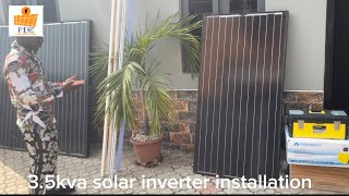 3.5kva solar,hybrid inverter, battery installation at. Coca- orile Lagos Nigeria by prodigy thinker. . 310 views 5 months ago 3 minutes, 2 seconds