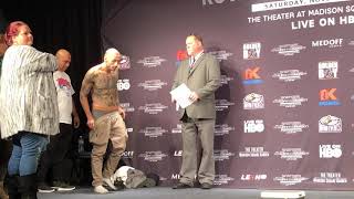 Frank Galarza Vs Jaime Herrera Weigh In