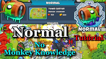 Bloonarius Normal Tutorial  - No Monkey Knowledge - | Town Center | (BTD6)