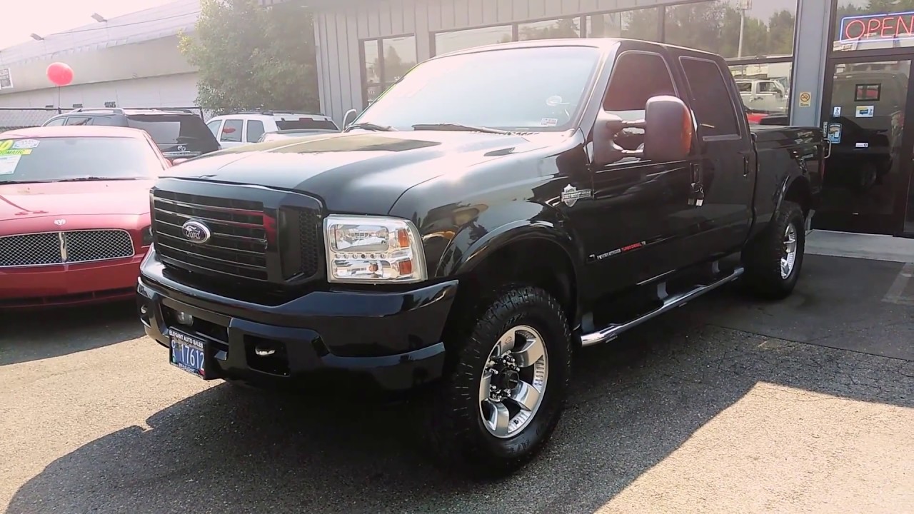 2004 FORD F250 HARLEY DAVIDSON EDITION YouTube