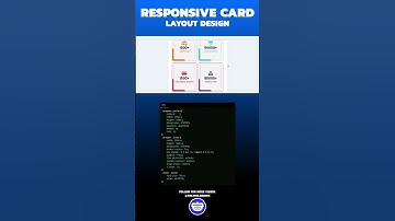 Responsive Card Design using CSS 😉 #coding #card #cardlayout #webdevelopment #code