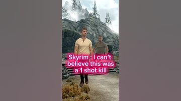 SKYRIM: Sneak damage multiplier is OP! #skyrimmemes #skyrimmeme #skyrim #rpggames #elderscrolls