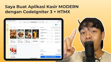 Saya Buat Aplikasi Kasir MODERN dengan CodeIgniter 3 + HTMX | Produk #1/100