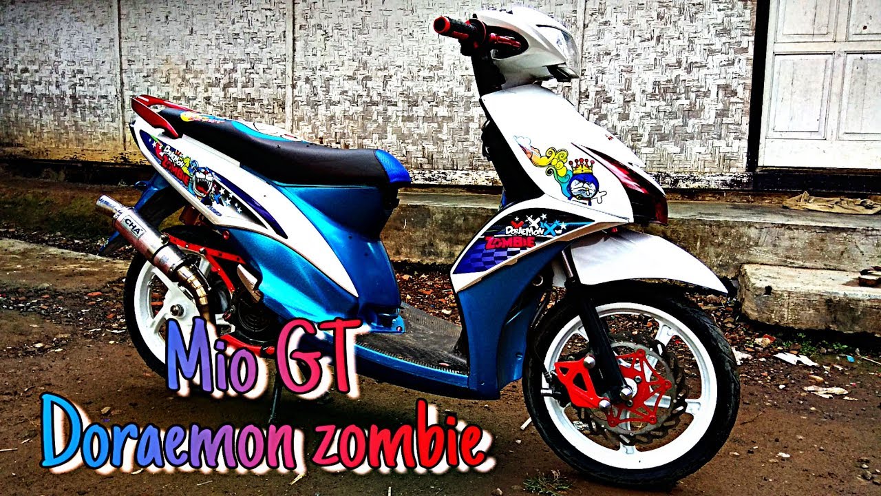 Modifikasi Mio Gt Doraemon Zombie Youtube