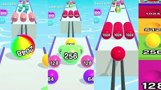 Ball Run 2048! Is a mobile game that combines the classic puzzle elements of 2048 with the fast screenshot 4