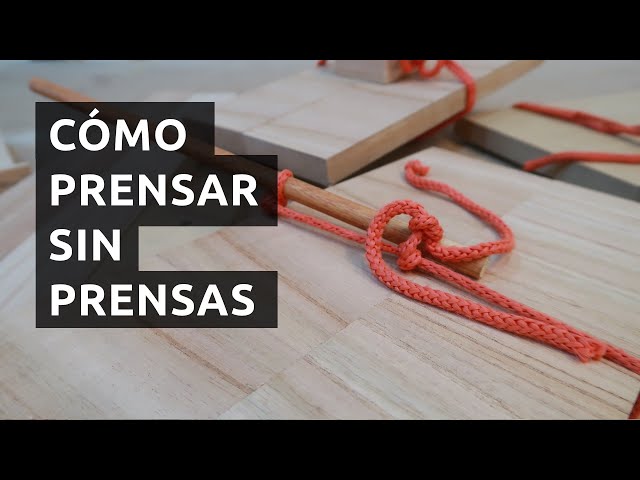 Cómo hacer unos sargentos para evitar la curvatura al unir madera – Manos a  la Obra