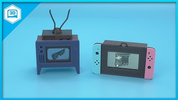Mini GIF Players #Arduino #CircuitPython #3dprinting