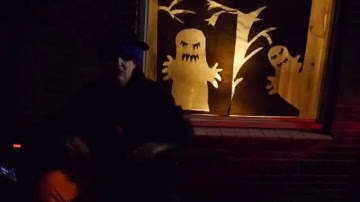 Halloween op Begijneplein in Kampen
