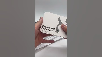 Hebrew Alphabet Flash Cards - Large Size 57 Cards Includes Consonants, Vowels, Dagesh & Final Form