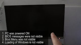 Can't see BIOS, Sceen is Black, Only the desktop is visible (2 Displays)