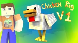 Minecraft Chicken Rig [Blender]
