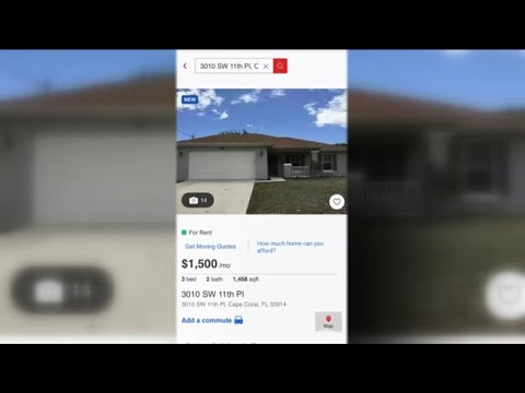 Cape Coral home listed on several websites for cheap price turns out to be scam