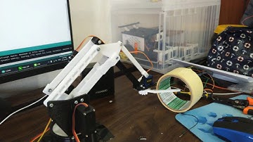 [Arduino Nano] R001 ควบคุมแขนหุ่นยนต์ จำได้ 3 การเคลื่อนไหว