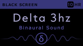 Pure Binaural Beats No Music - Delta 3hz (100/103) - Relax Sleep Meditate