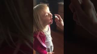 Little Girl Vs. Warhead Spray