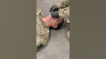 Combat life saving course NPA demonstration #armylife