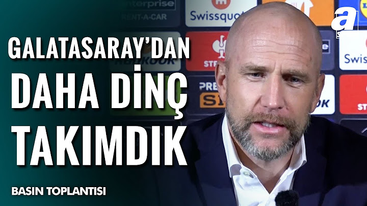 Malmö 2-2 Galatasaray Henrik Rydström Maç Sonu Basın Toplantısı / A Spor / Avrupa Ligi Özel