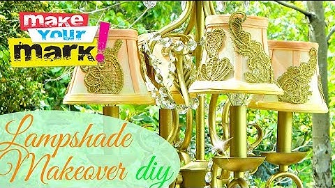How to: Lampshade Makeover DIY