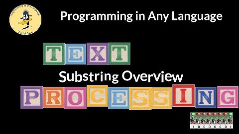 Substring Overview