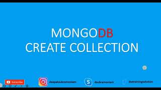MONGODB CREATE COLLECTION | TAMIL | PART-4 | DEVELOPER | BEGINNERS TUTORIALS  | 6 Minutes