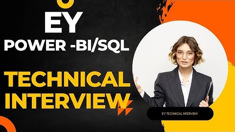 INV:- 0018 Live EY Power- BI/SQL Technical Interview #powerbi #sql #datavisualization