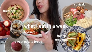 what i eat in a week 🍱 *asian food + realistic*