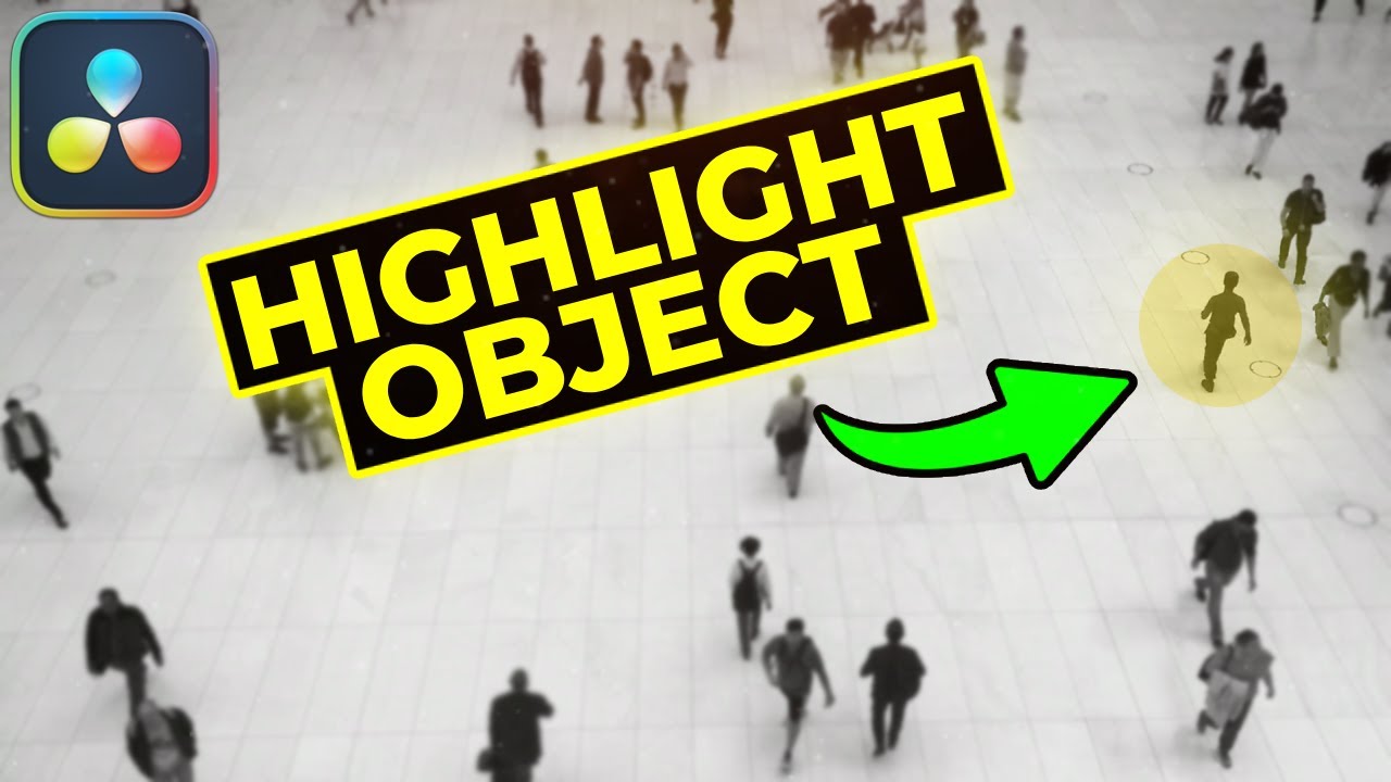 Object Highlighting How To HIGHLIGHT OBJECTS In Davinci Resolve Tutorial - YouTube