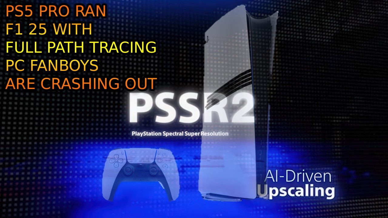 PS5 PRO Is Running Full Path Tracing On F1 25 With PSSR 2. PC Fanboys ...