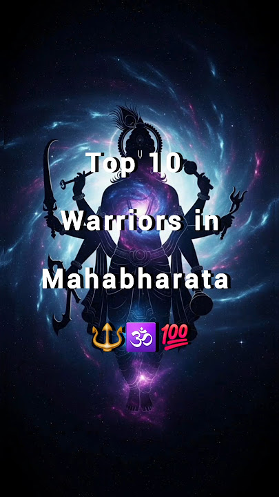 Top 10 warriors in Mahabharat...💯🔥 #trending #krishna #facts #tamil #mahabharat #shorts #motivation