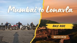#VLog 2 | Mumbai to lonavala bike ride | Lonavla road trip
