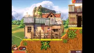 Игра Супер Корова (Super Cow), геймплей, прохождение двух начальных уровней