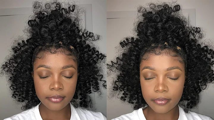 Get the Perfect Half Up Half Down Hairstyle with Braidless Crochet Braids!