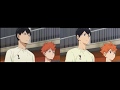 Haikyuu same scene different art style  season 3 vs season 4